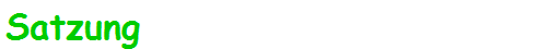 Satzung