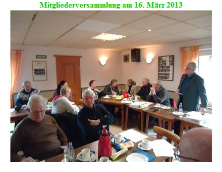 Mitgliederversammlung am 16. Mrz 2013